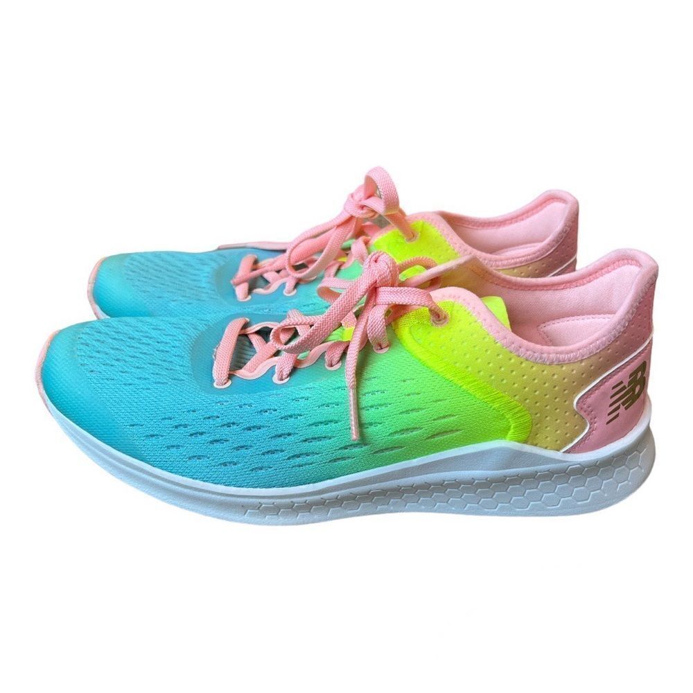 New Balance Fresh Fast Foam J Crew Pastel Rainbow Size 7 kids /Women’s 8.5